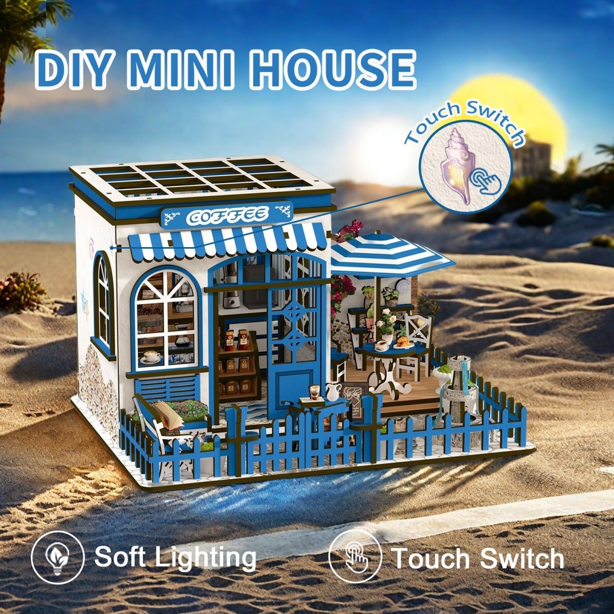 kaayee-miniature-house-santorini-sun-coffee-diy image 7