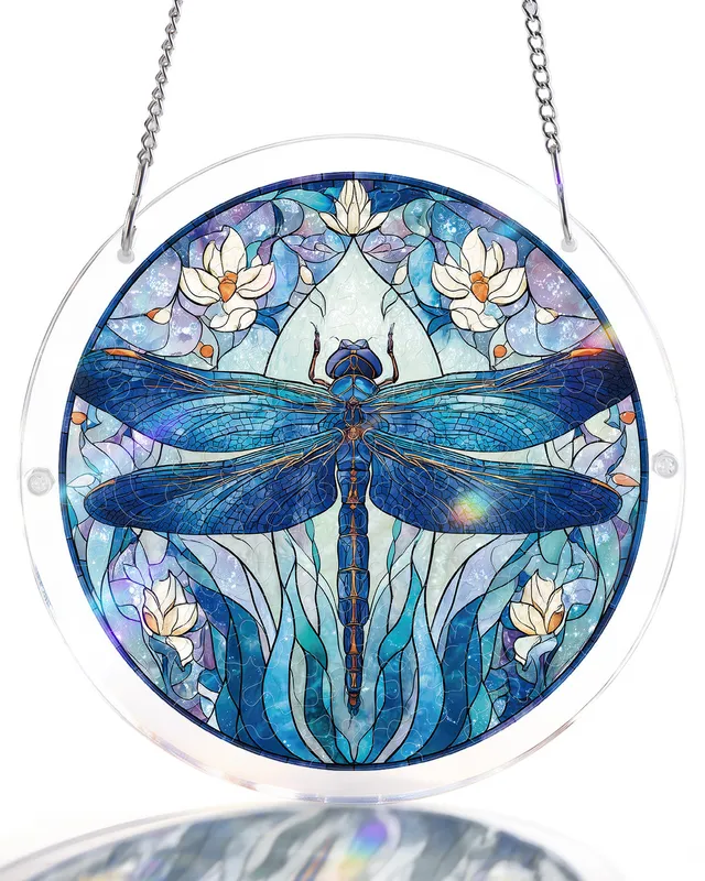 kaayee-suncatcher-puzzle-libelle-acryl-medium-fenster image 1