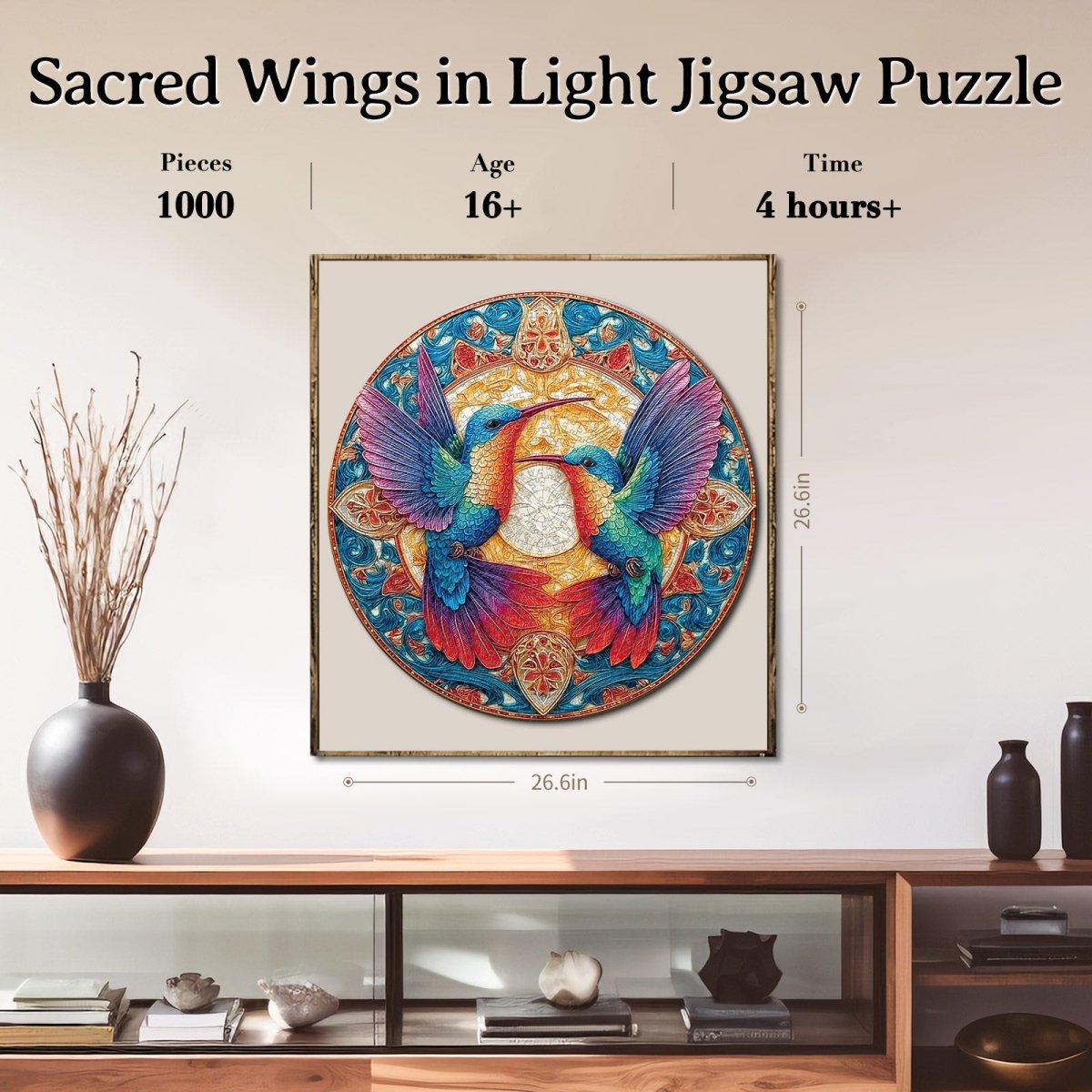 kaayee-cardboard-puzzle-sacred-wings-1000-teile-eco-kunst image 4