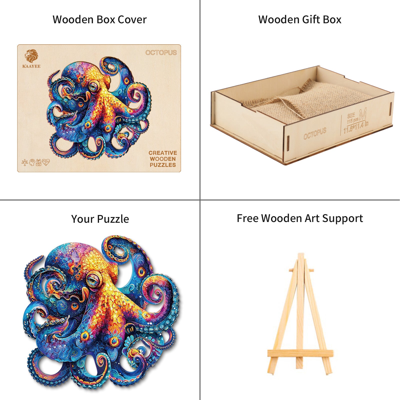 kaayee-wooden-puzzle-octopus-holzpuzzle-medium-oktopus image 4