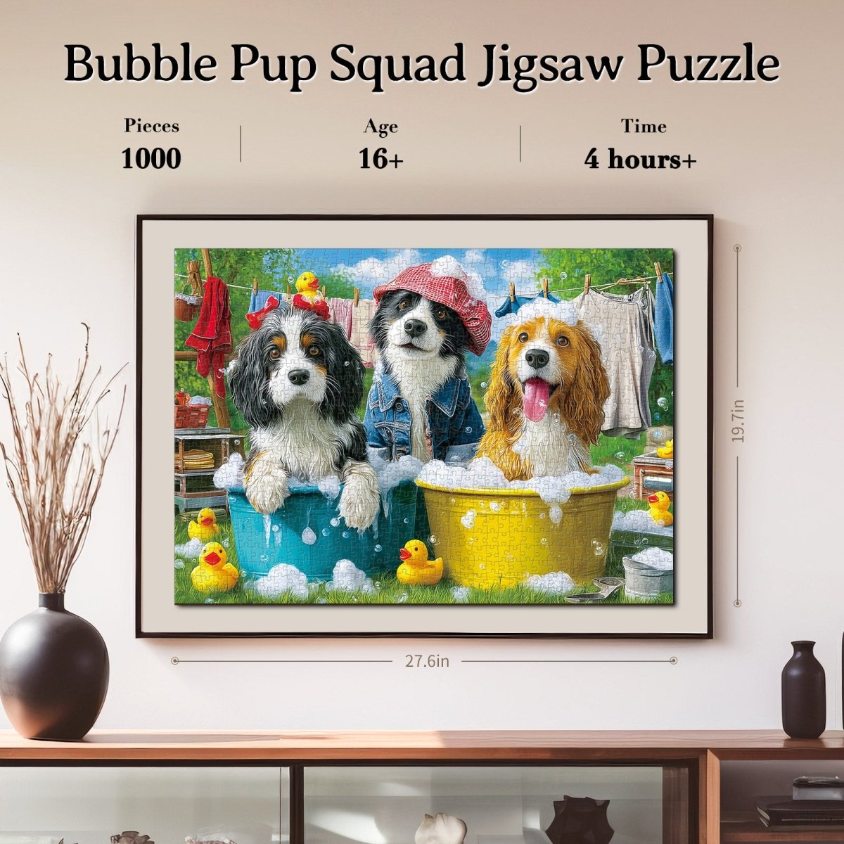 kaayee-cardboard-bubble-pup-squad-puzzle-1000-teile-standard image 4