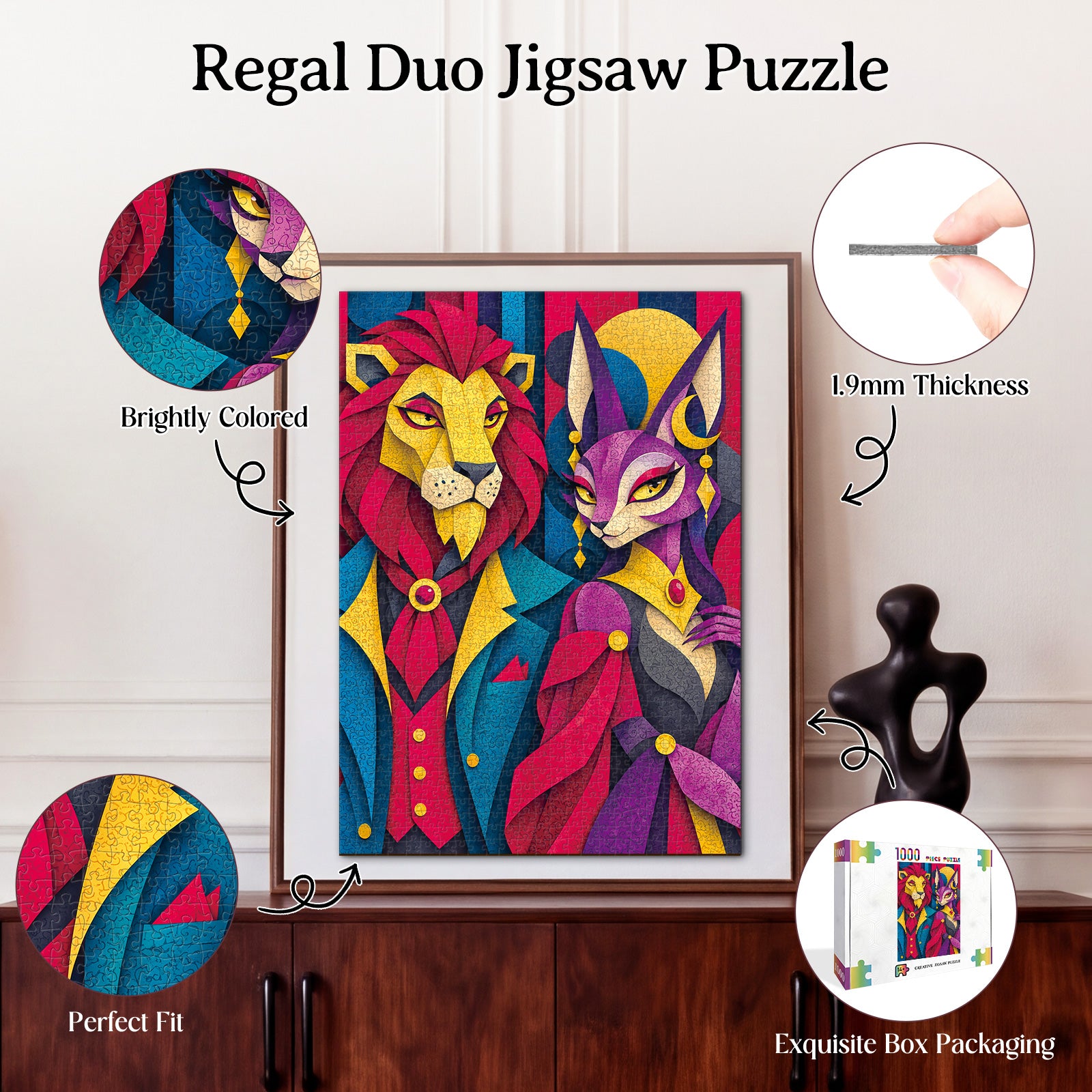 kaayee-cardboard-puzzle-regal-duo-1000-teile-standard image 3