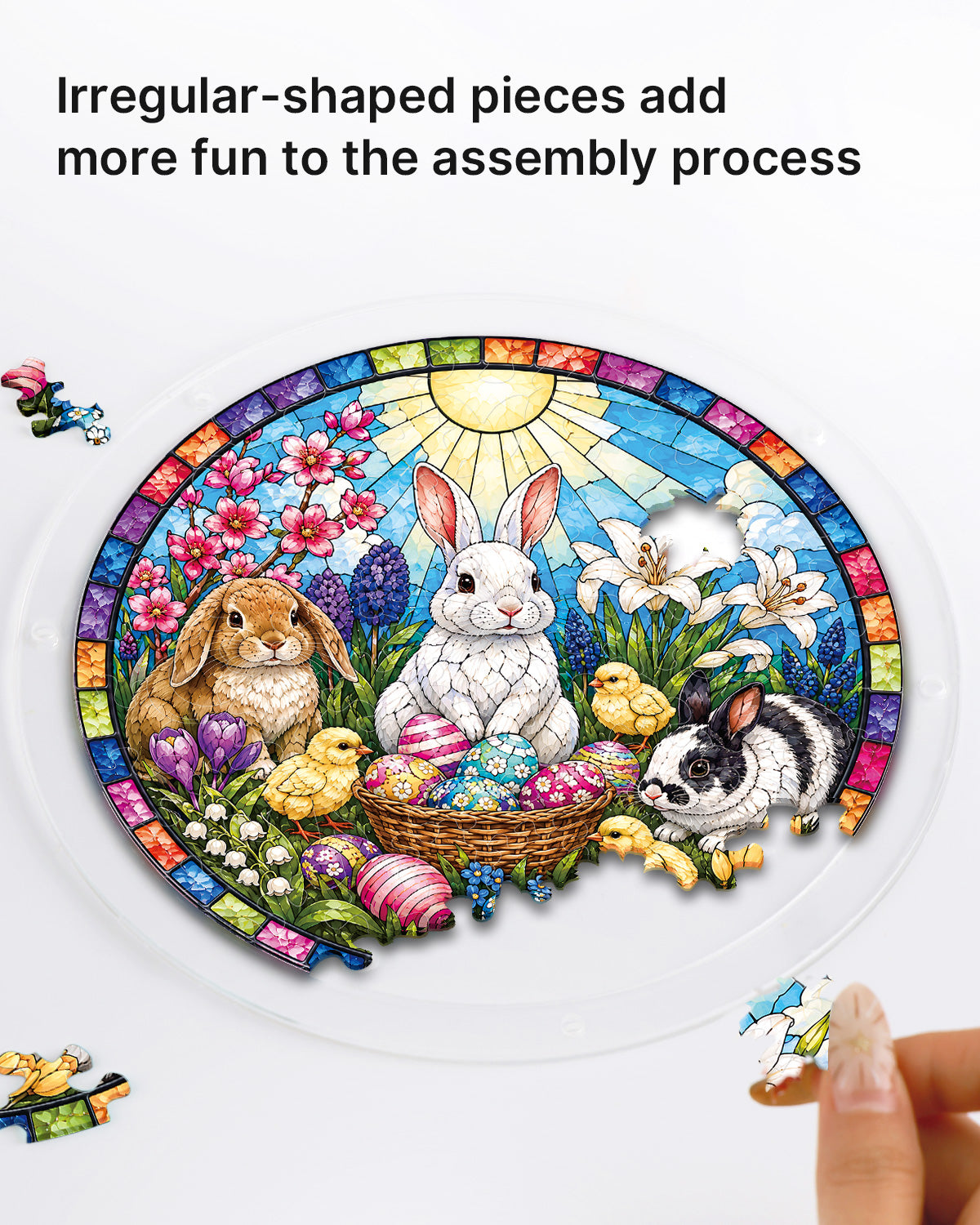 kaayee-suncatcher-spring-bunny-garden-fensterbild-medium image 2