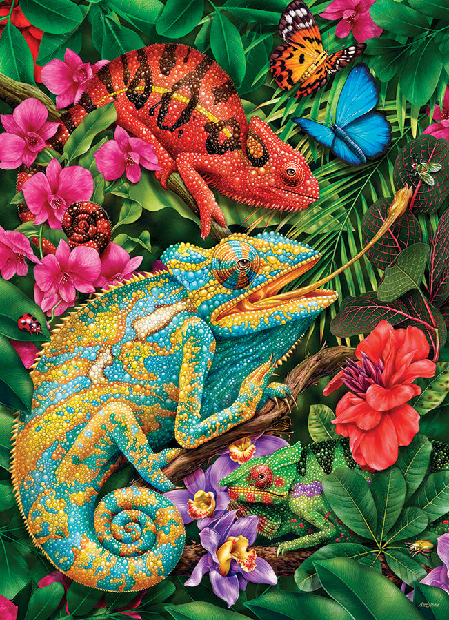 cobble-hill-karma-chameleon-1000-teile-puzzle-cham-leon image 2