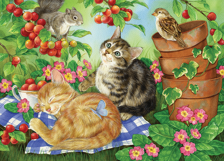 cobble-hill-family-pieces-350-under-the-cherry-tree-puzzle-350-teile image 2