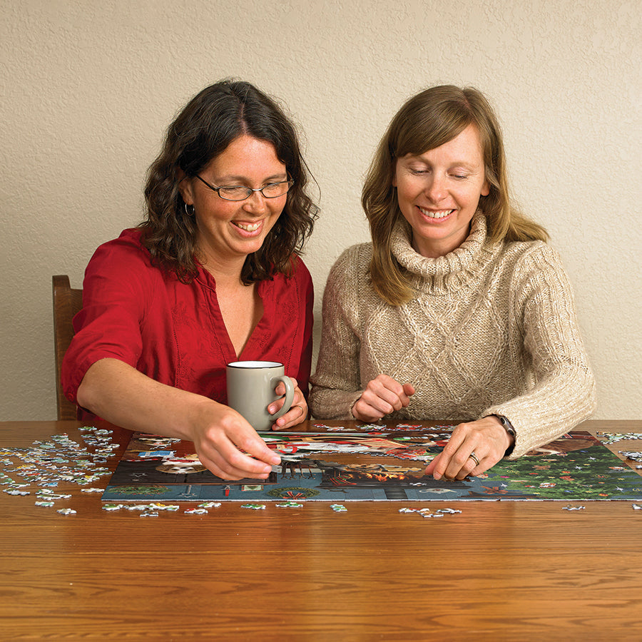 cobble-hill-1000-piece-christmas-puppies-puzzle-1000-teile-hunde image 5