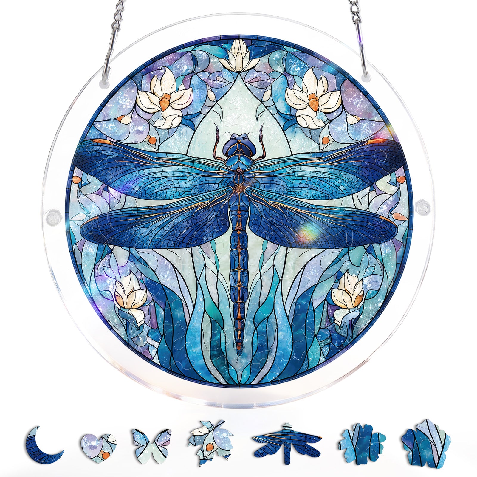 kaayee-suncatcher-puzzle-libelle-acryl-medium-fenster image 5