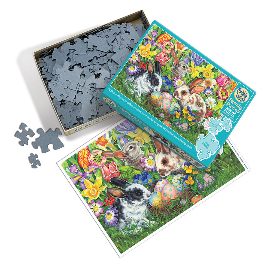 cobble-hill-family-pieces-350-easter-bunnies-puzzle-350-teile image 3