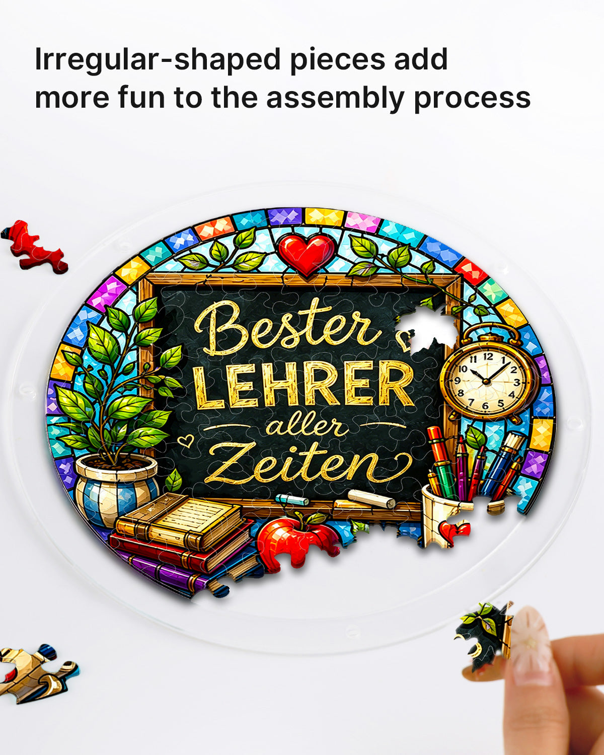 kaayee-suncatcher-puzzle-lehrer-small-acryl-fensterbild image 2
