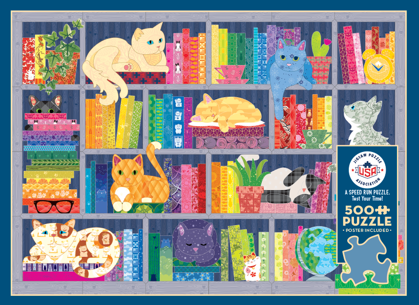 cobble-hill-rainbow-cats-500-teile-puzzle-katzen image 8