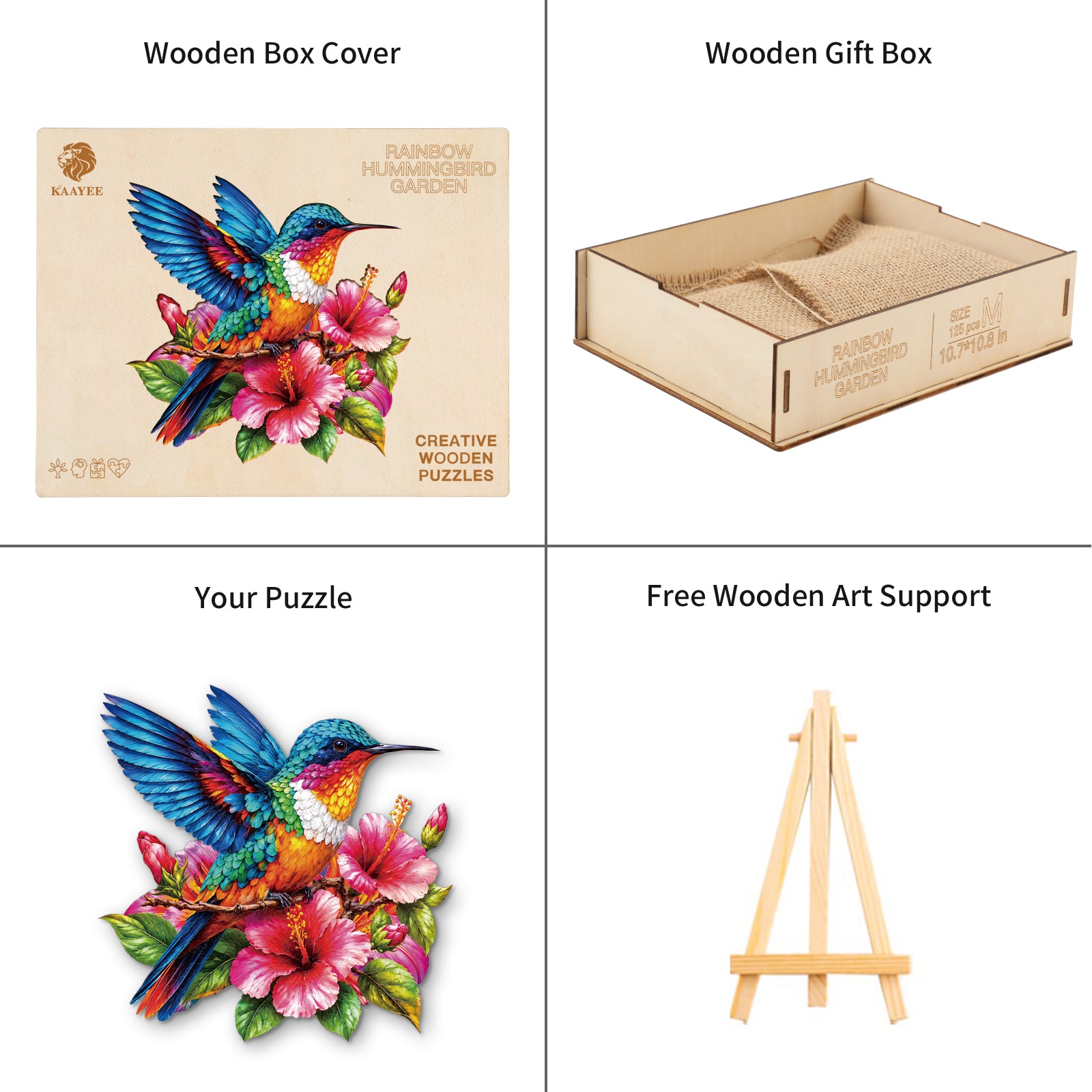 kaayee-rainbow-hummingbird-garden-holzpuzzle-medium image 4