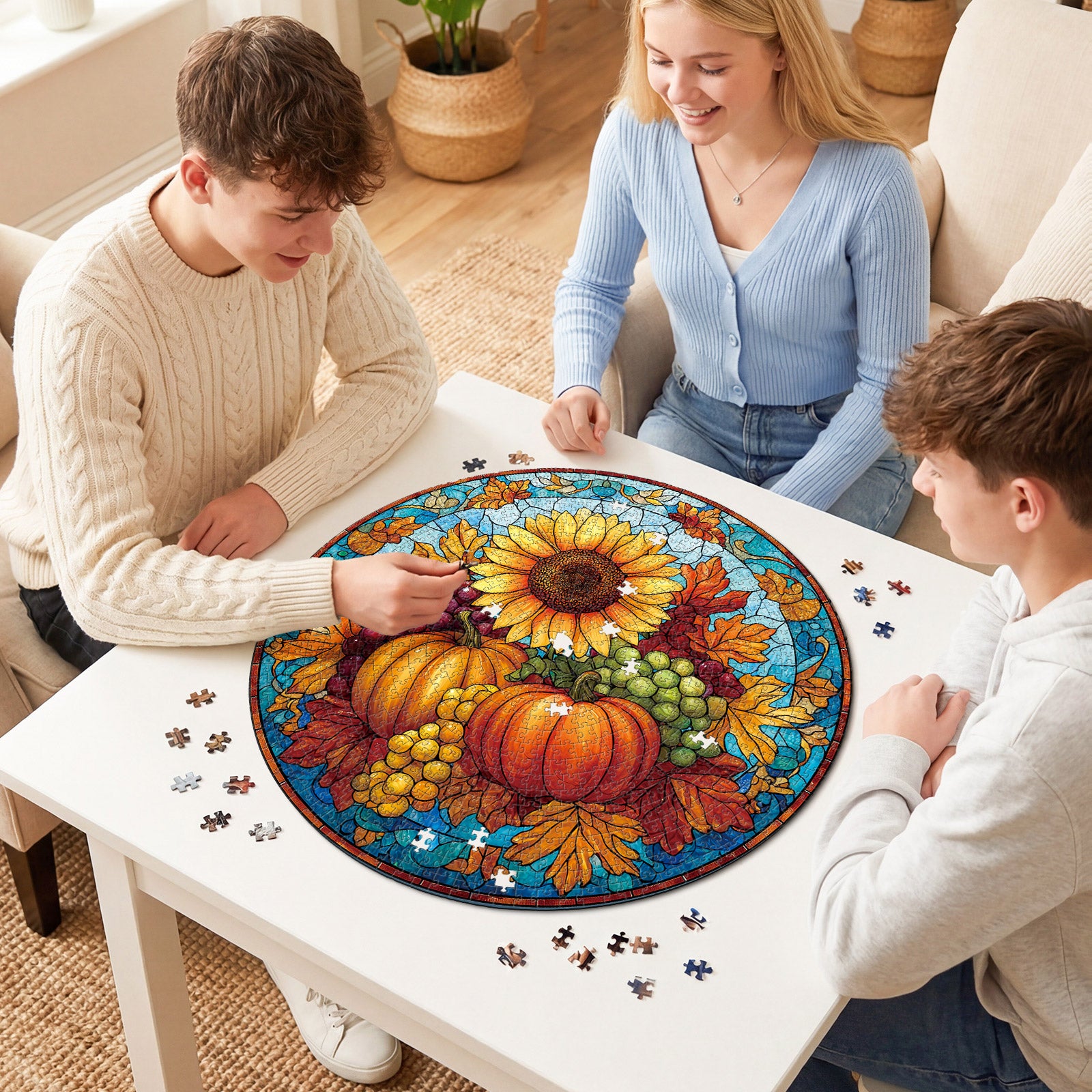 kaayee-autumn-harvest-kartonpuzzle-1000-teile-eco-white-board image 4