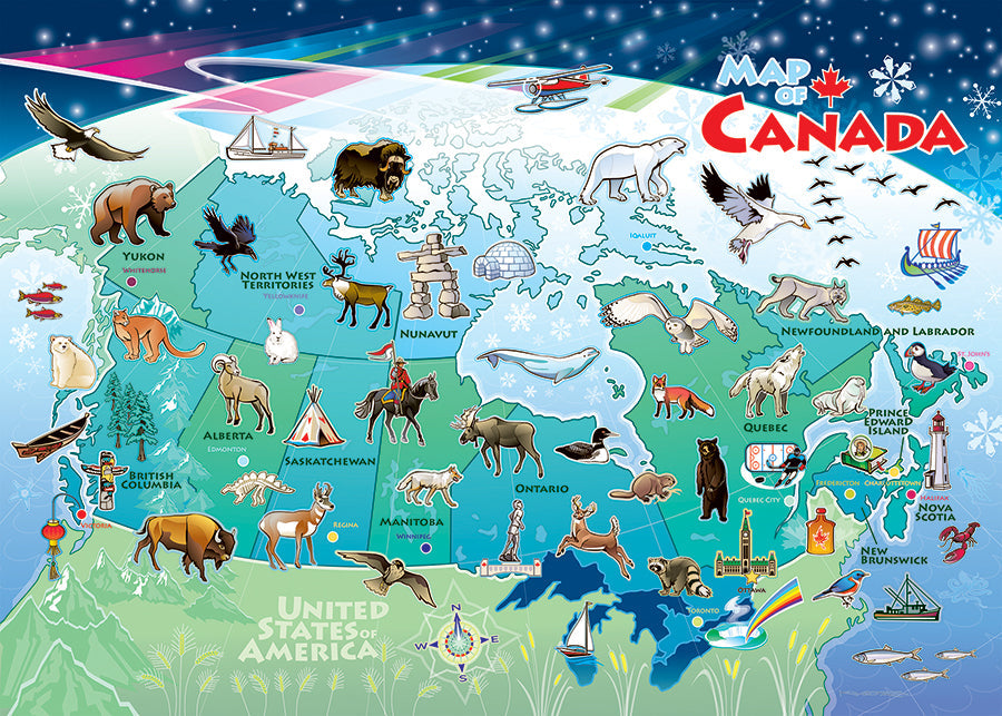 cobble-hill-canada-map-35-teile-rahmenpuzzle-kanada-karte image 3