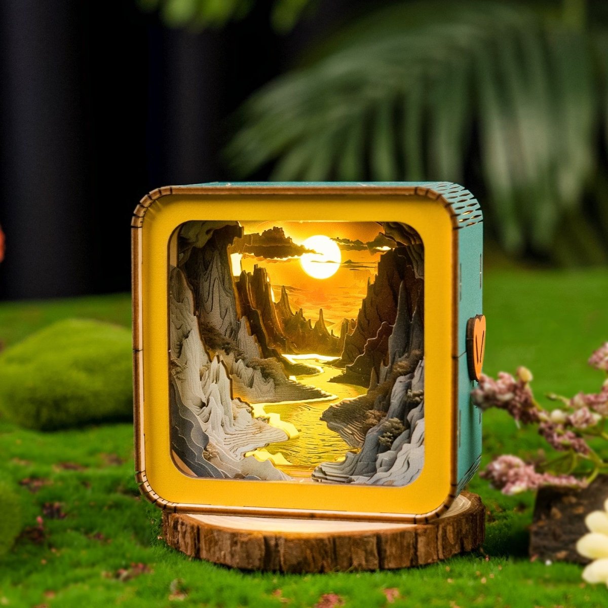 kaayee-night-light-long-river-sunset-3d-holzpuzzle-nachtlicht image 2