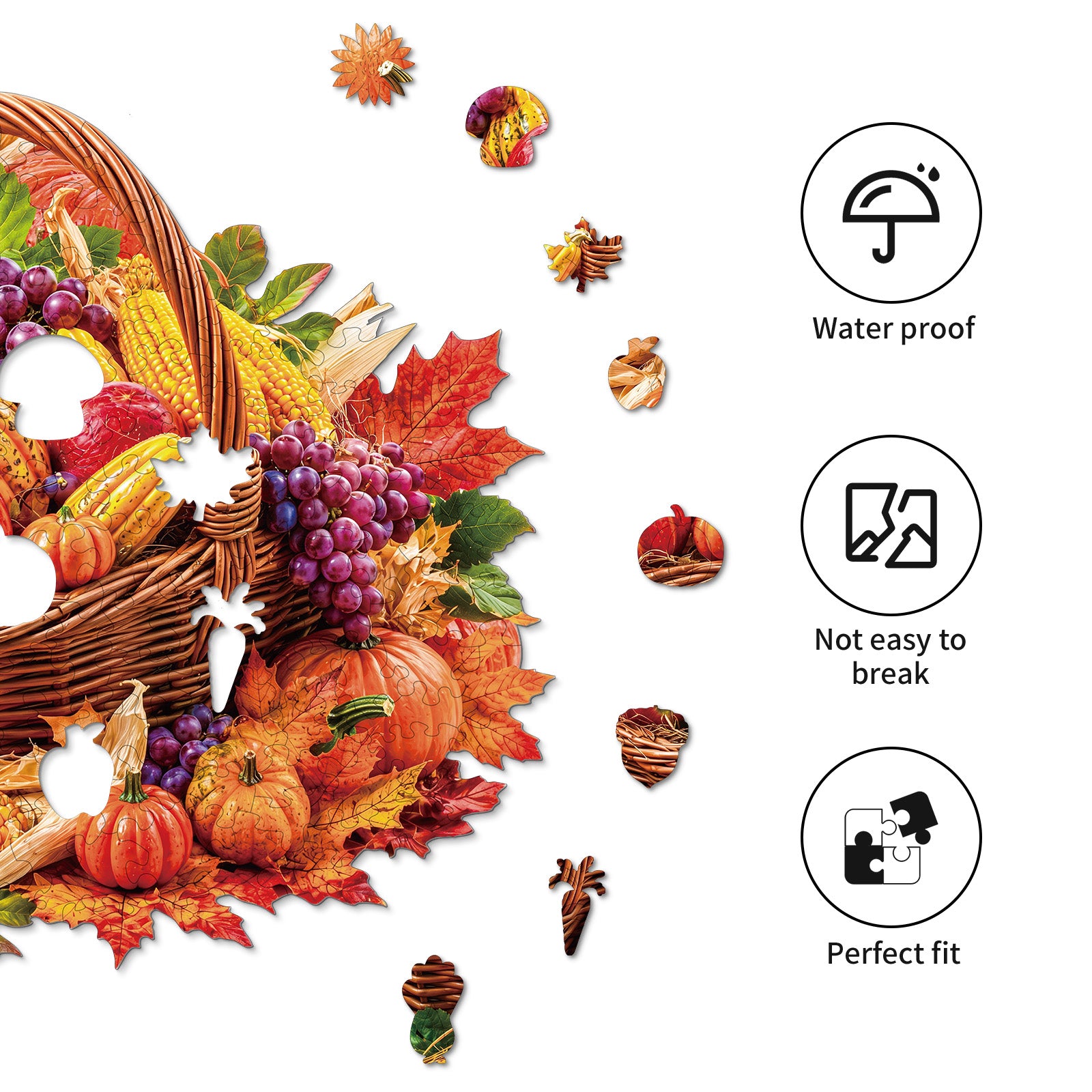 kaayee-wooden-puzzle-golden-harvest-basket-holzpuzzle-m image 2