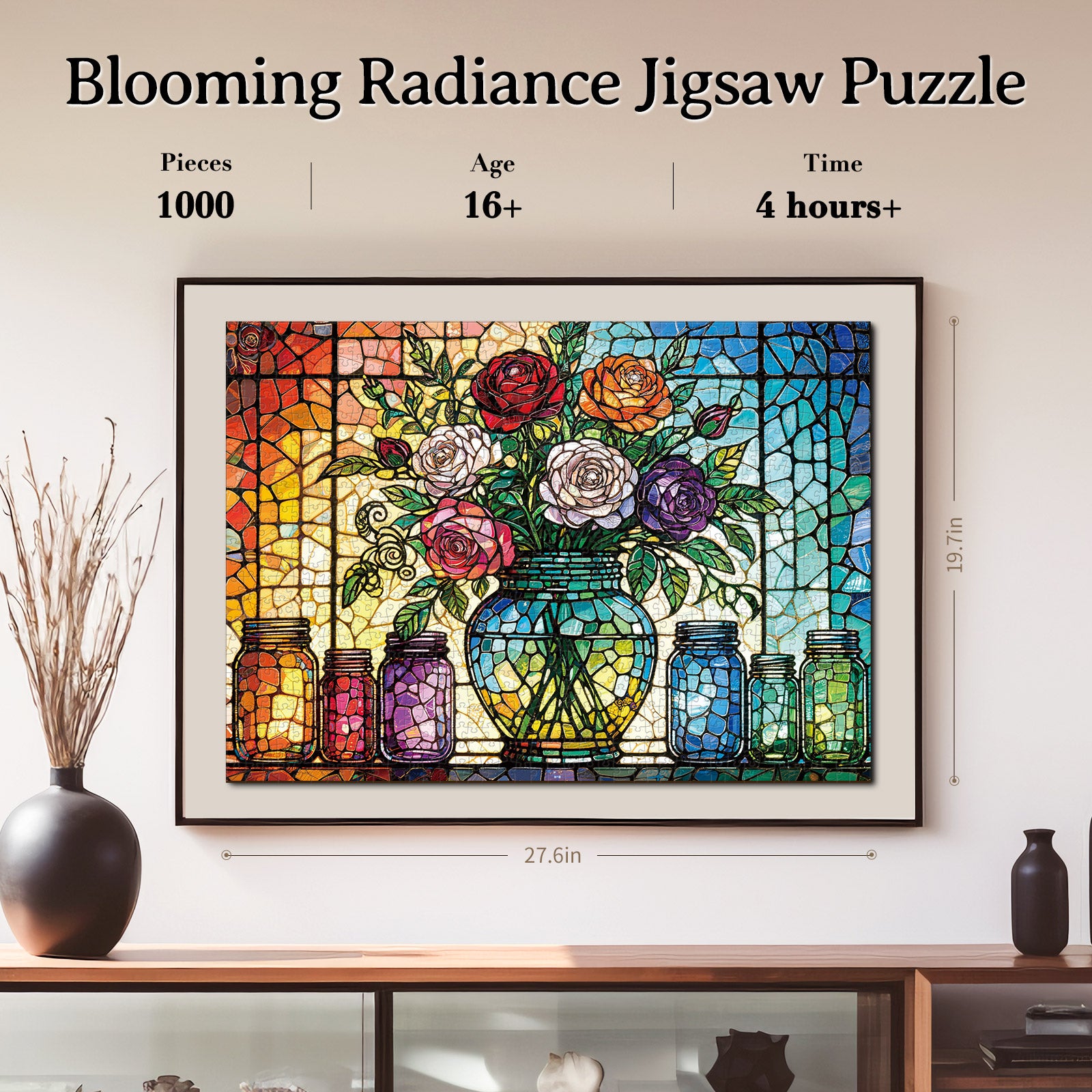 kaayee-cardboard-puzzle-blooming-radiance-1000-teile-standard image 6