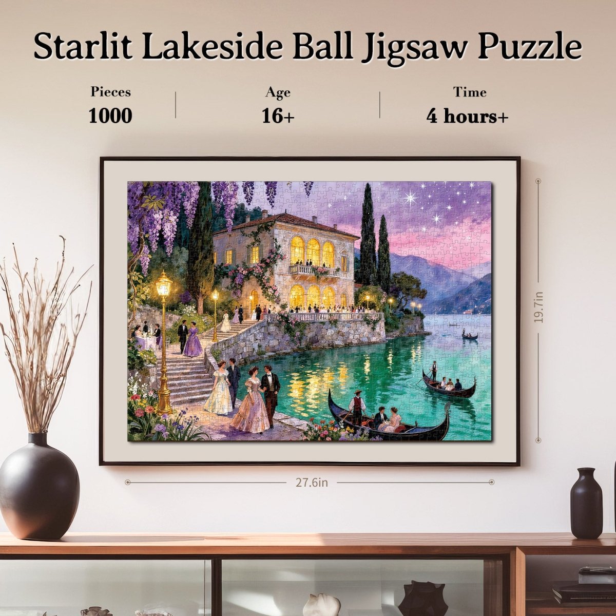 kaayee-starlit-lakeside-ball-puzzle-1000-teile-eco-white-board image 4