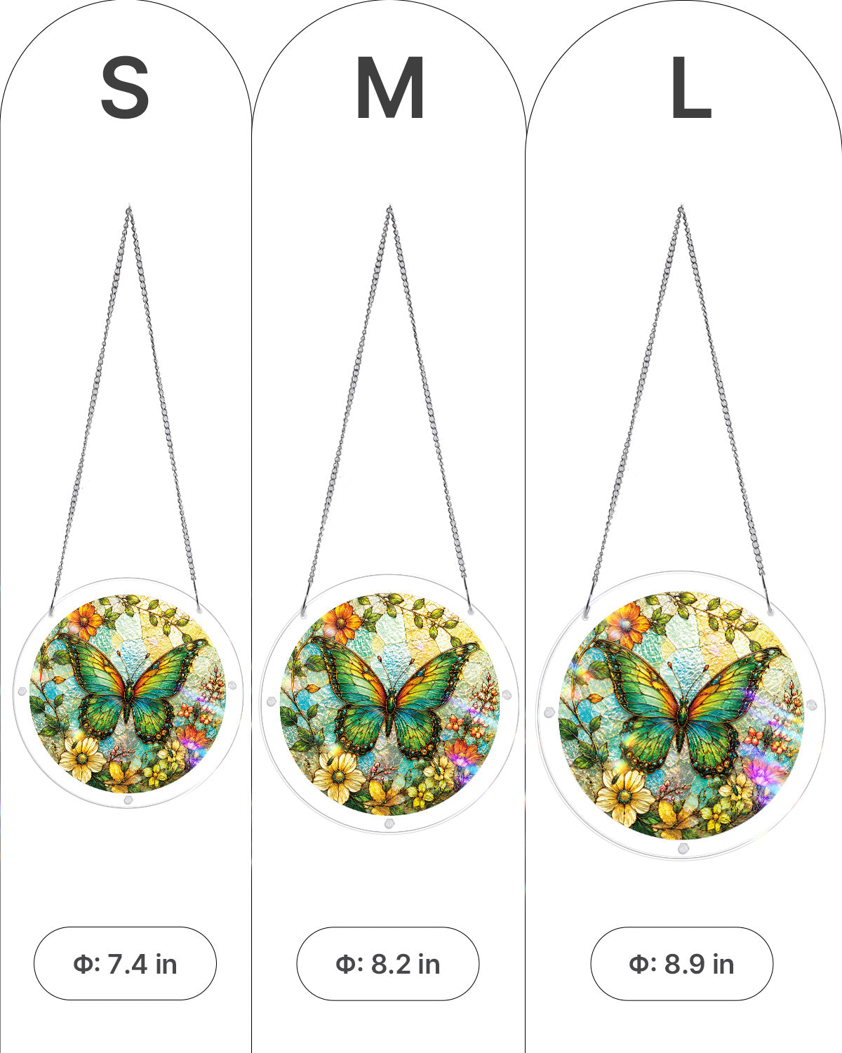 kaayee-emerald-butterfly-suncatcher-puzzle-acryl-schmetterling-m image 5