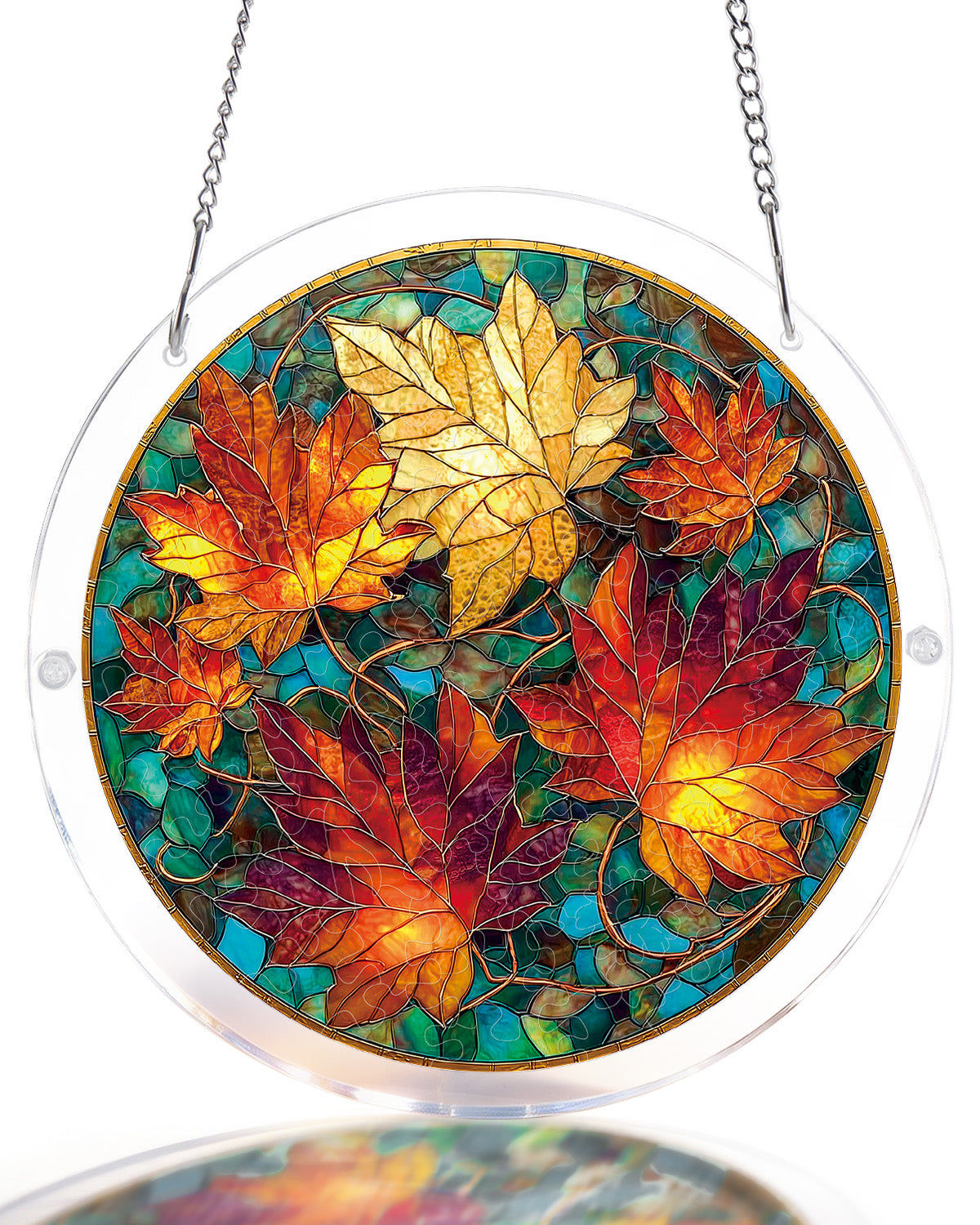 kaayee-suncatcher-puzzle-golden-maple-small-acrylbild-herbst image 1