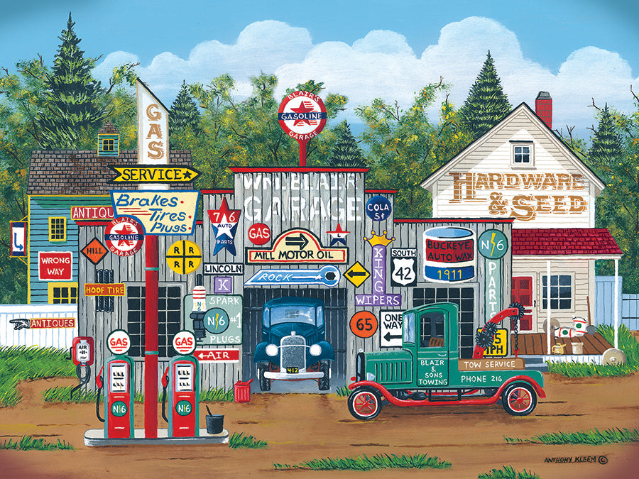 cobble-hill-ol-roadside-garage-275-teile-puzzle-garage image 2