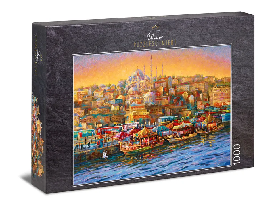 ulmer-puzzleschmiede-picturesque-istanbul-1000-teile-puzzle-stadt image 1