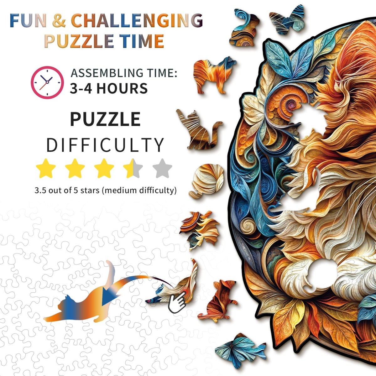kaayee-wooden-curious-kitten-holzpuzzle-small-katze-herbst image 4
