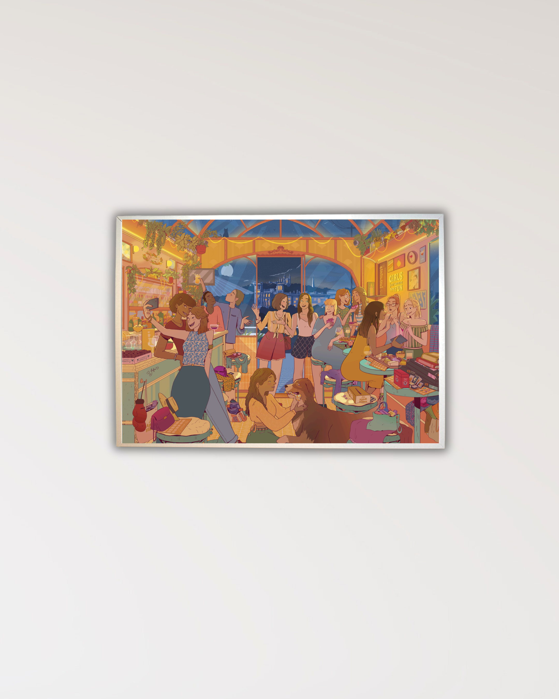 lundi-en-huit-puzzle-les-ap-ro-filles-1000-teile-freunde image 2