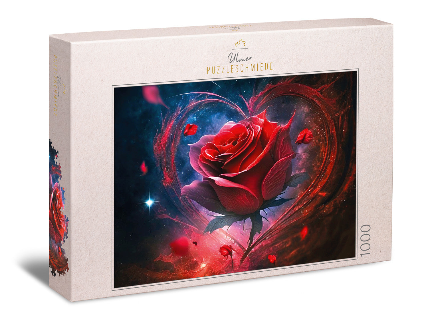 ulmer-puzzleschmiede-puzzle-1000-teile-valentin-herz-rote-rose image 1