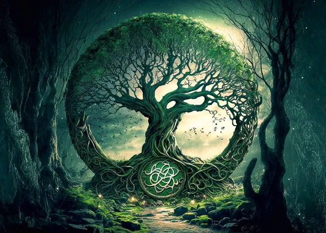 ulmer-puzzleschmiede-alter-wald-puzzle-2000-teile-druiden image 1