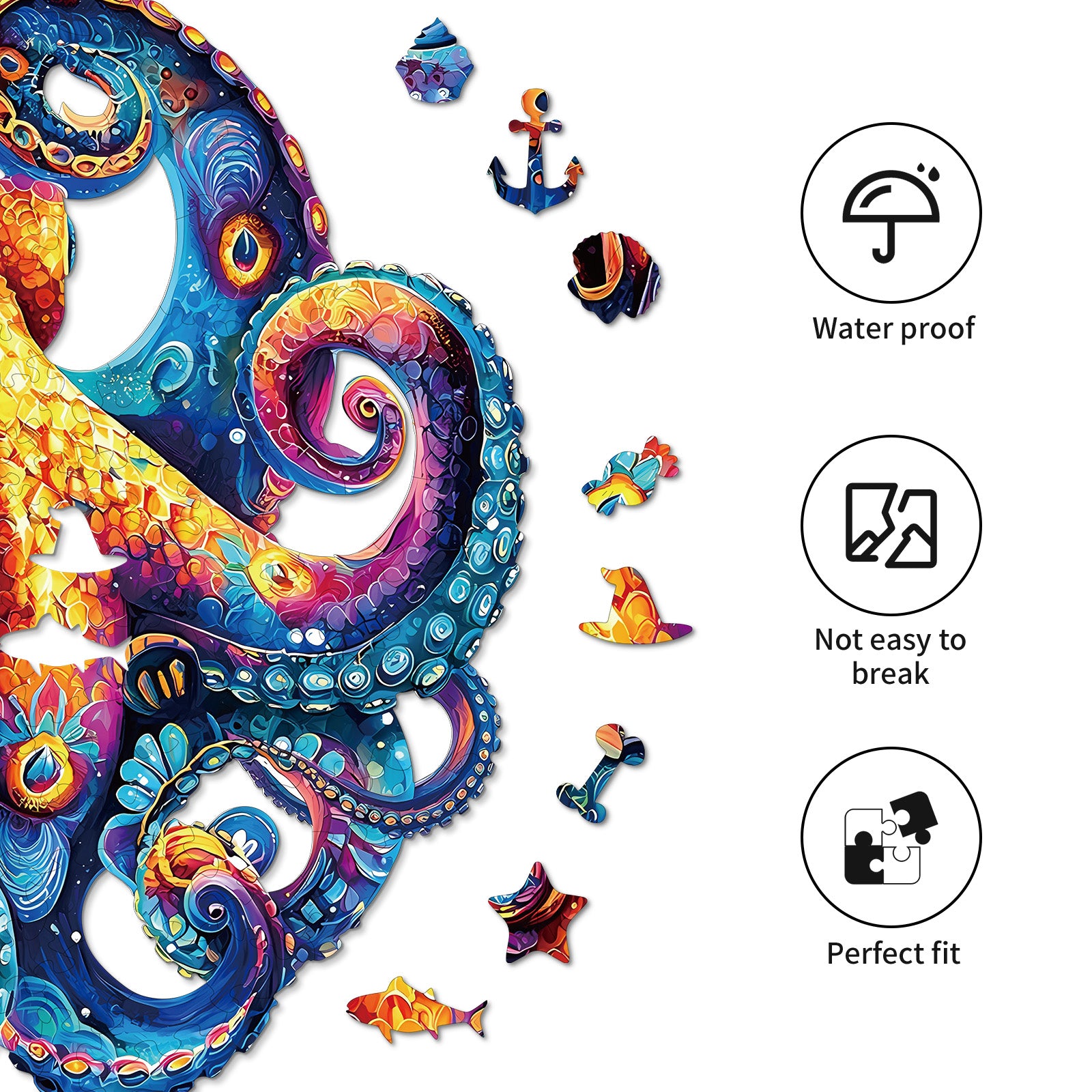 kaayee-wooden-puzzle-octopus-holzpuzzle-medium-oktopus image 2