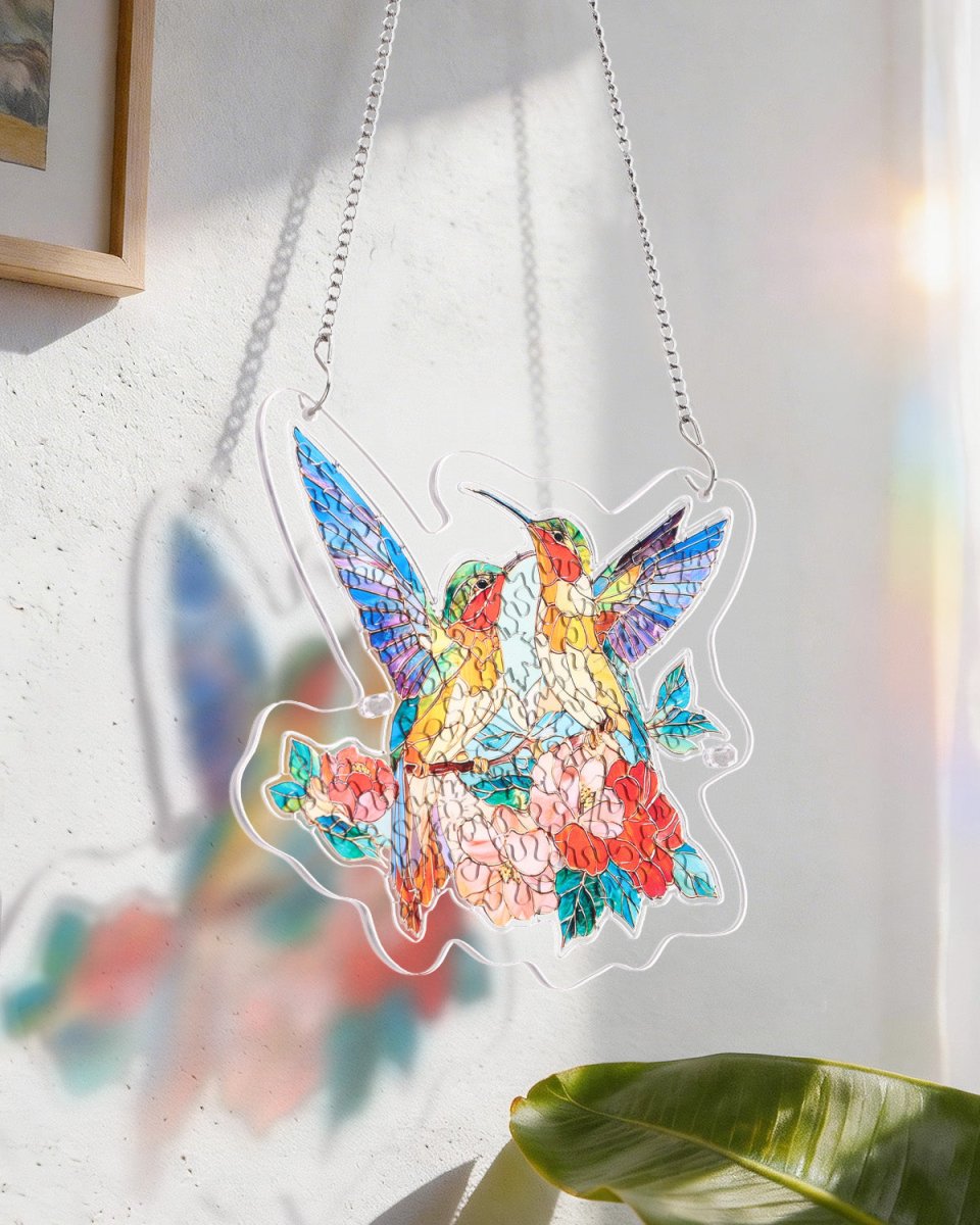 kaayee-suncatcher-puzzle-two-birds-of-spring-suncatcher-medium image 7