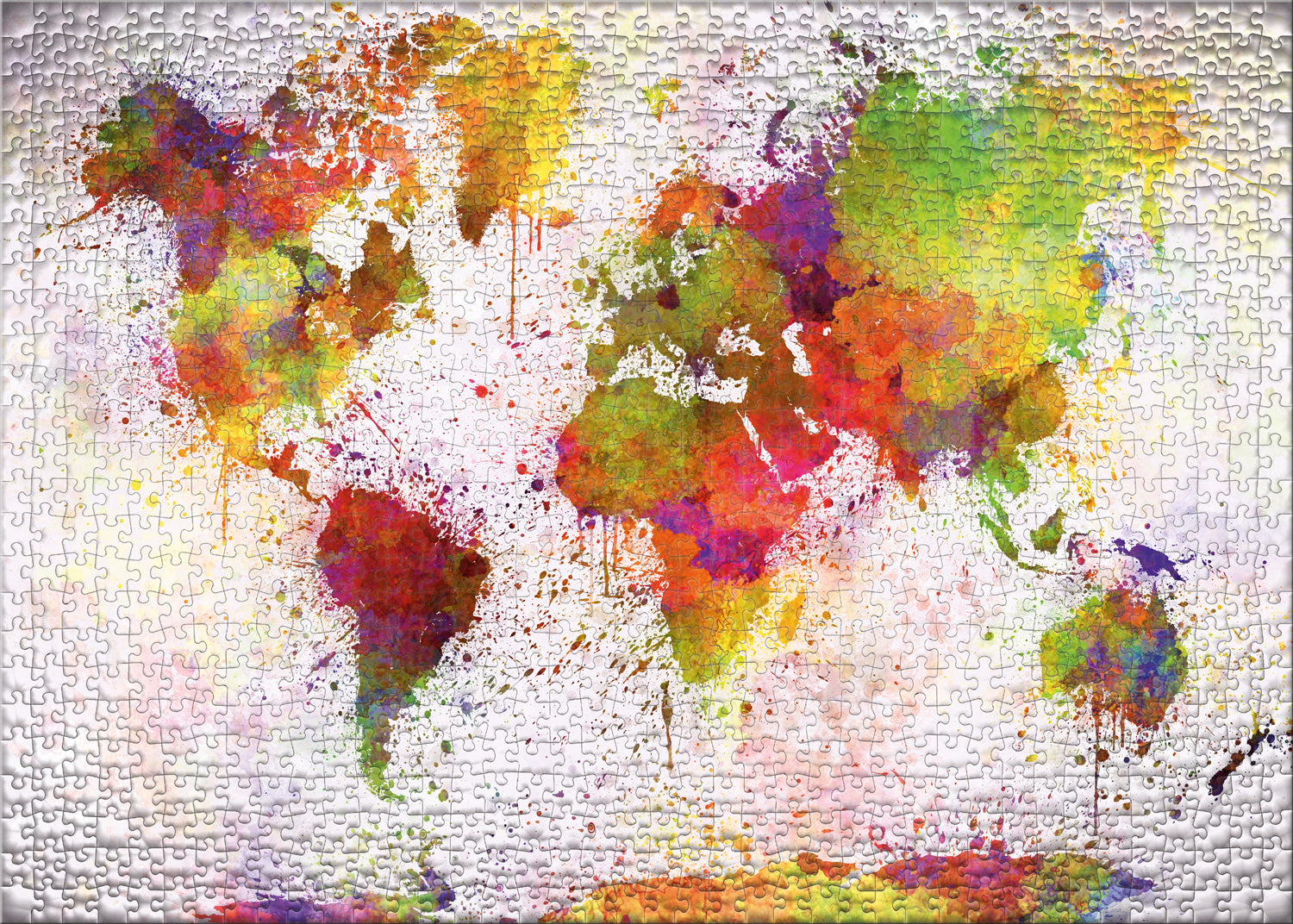 ulmer-puzzleschmiede-puzzle-500-teile-bunte-welt-weltkarte image 2