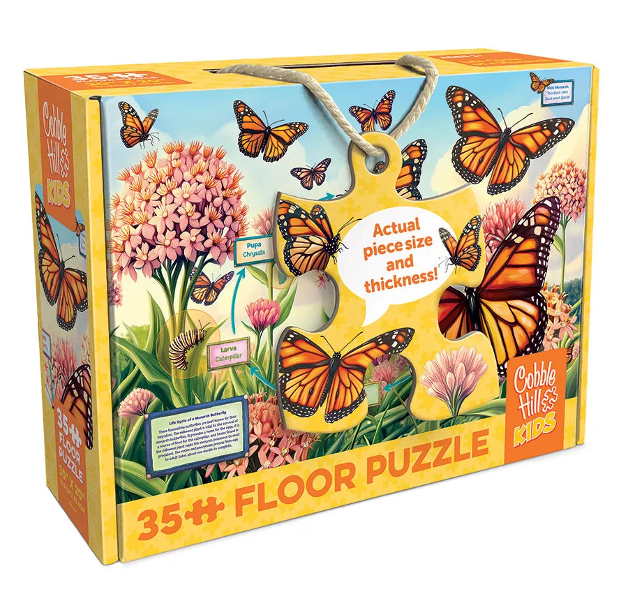cobble-hill-floor-puzzles-life-cycle-monarch-puzzle-35-teile image 1