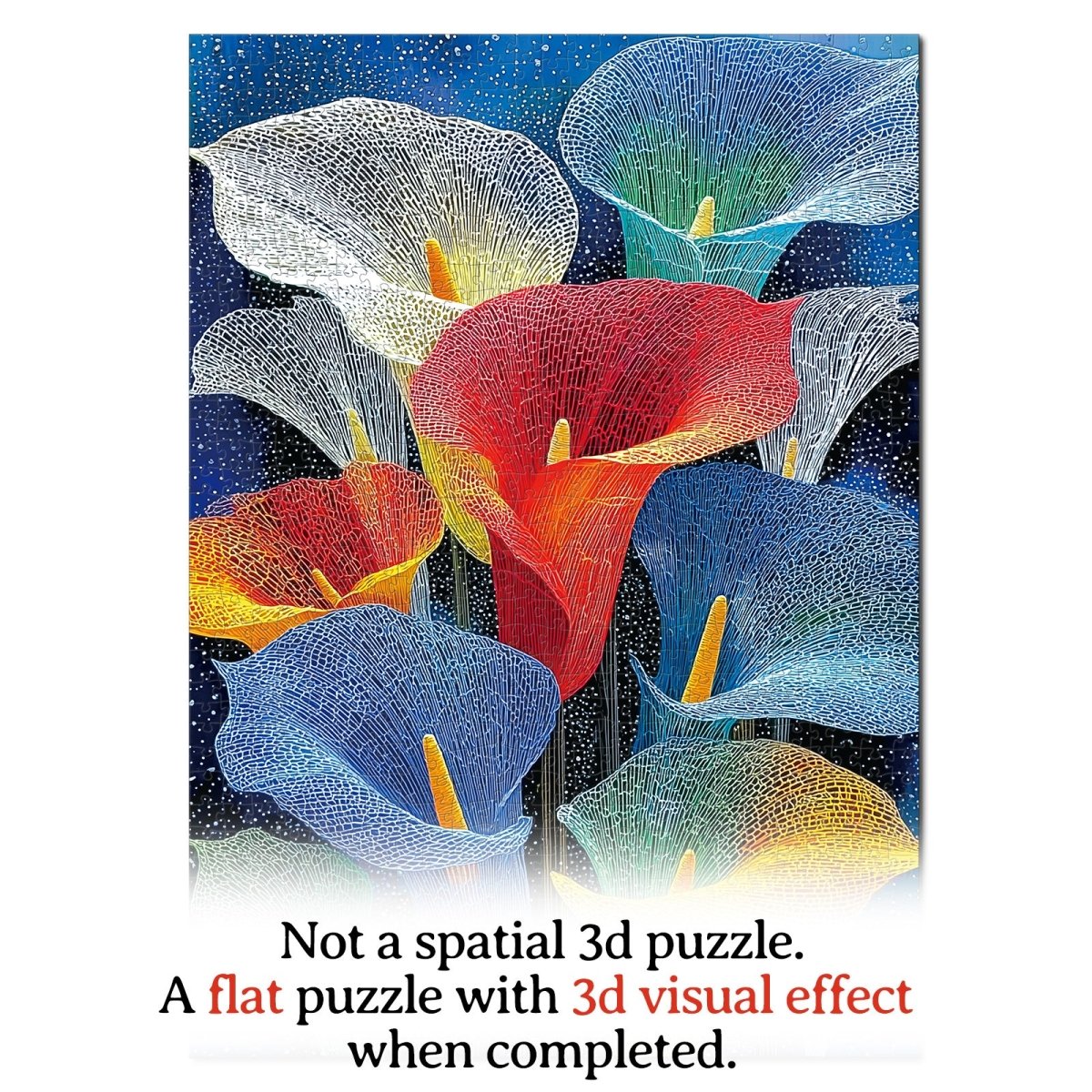 kaayee-cardboard-puzzle-starlit-calla-1000-teile-eco-white-board image 7