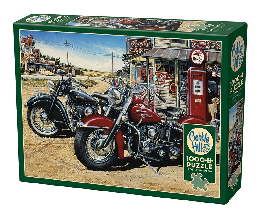 cobble-hill-two-for-the-road-puzzle-1000-teile-motorrad image 1
