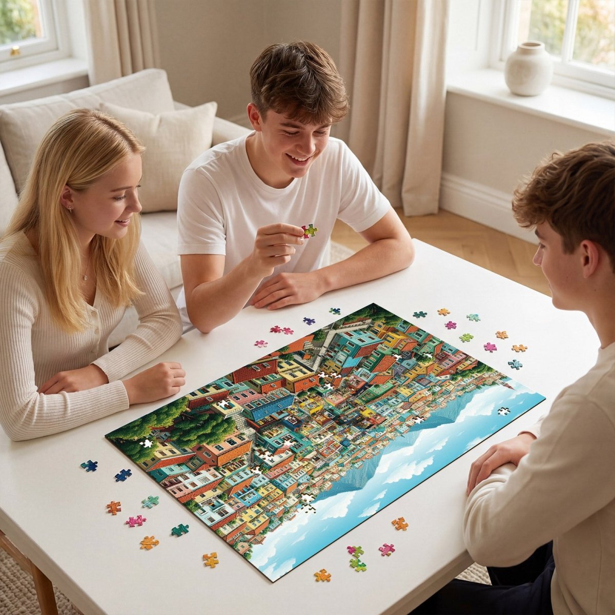 kaayee-cardboard-puzzle-sunveil-village-1000-teile-karton image 8