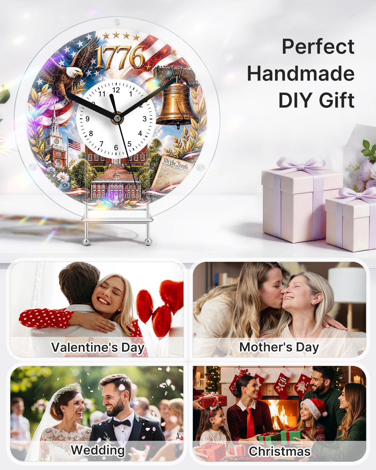 kaayee-clock-kit-spirit-of-independence-puzzle-uhr-regular image 7