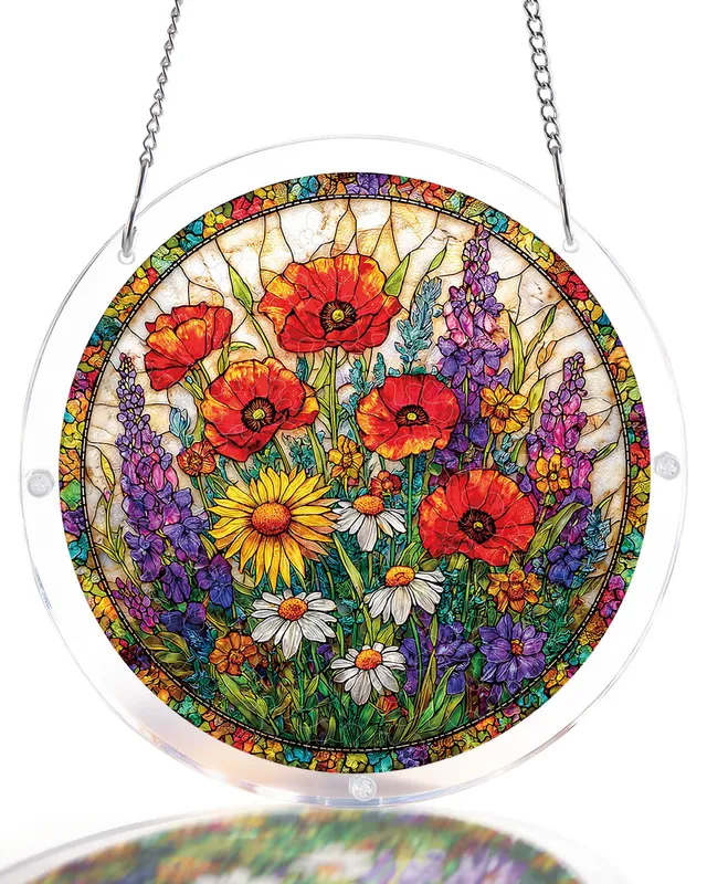 kaayee-suncatcher-wildflower-garden-fensterbild-large-acryl image 1