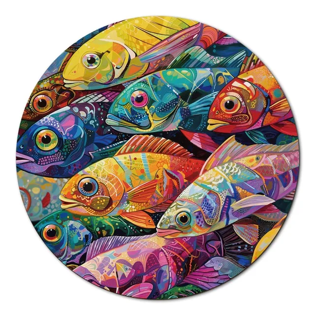 kaayee-cardboard-puzzle-prismatic-fish-realm-1000-teile image 1