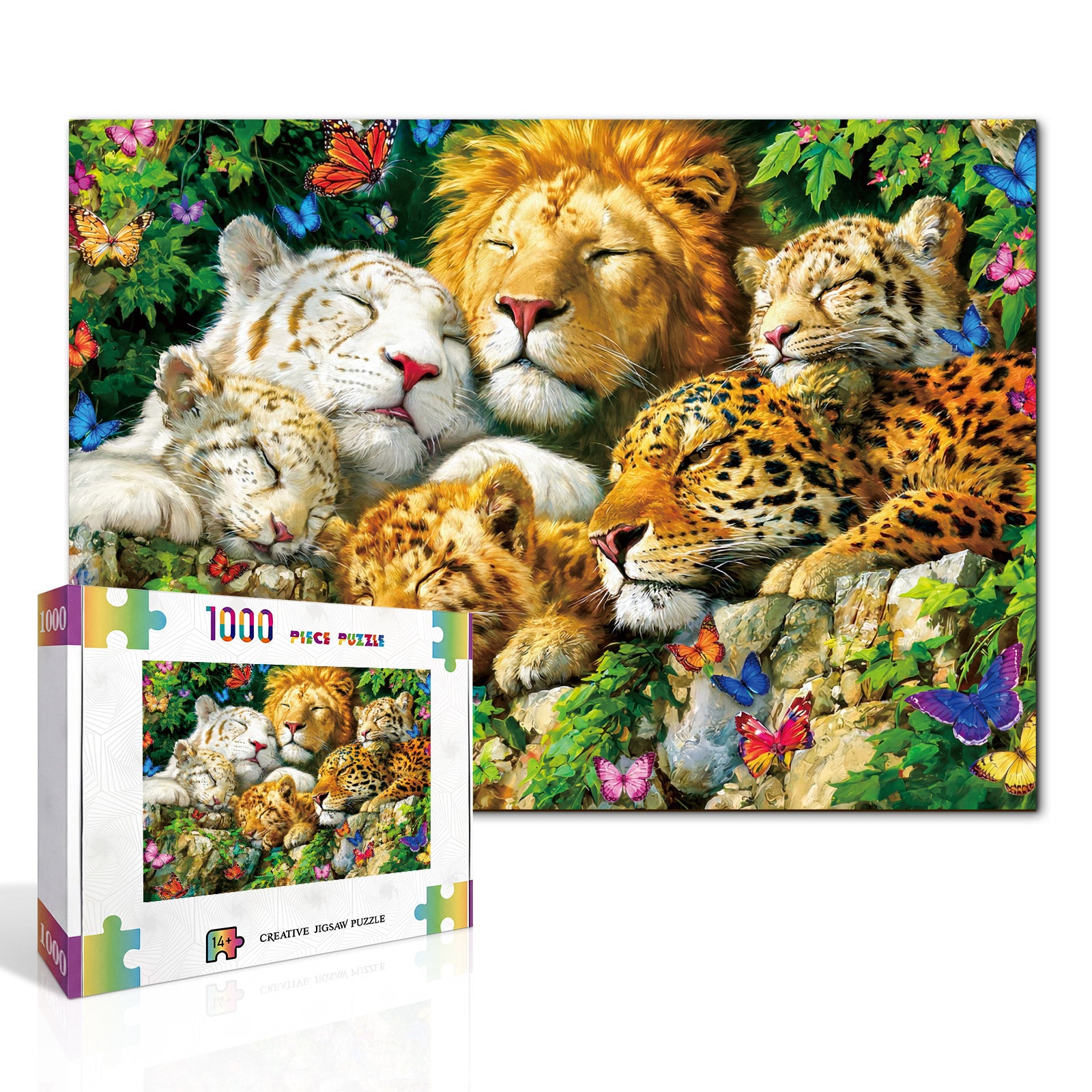kaayee-sweet-dreams-in-the-jungle-puzzle-1000-teile-eco image 2