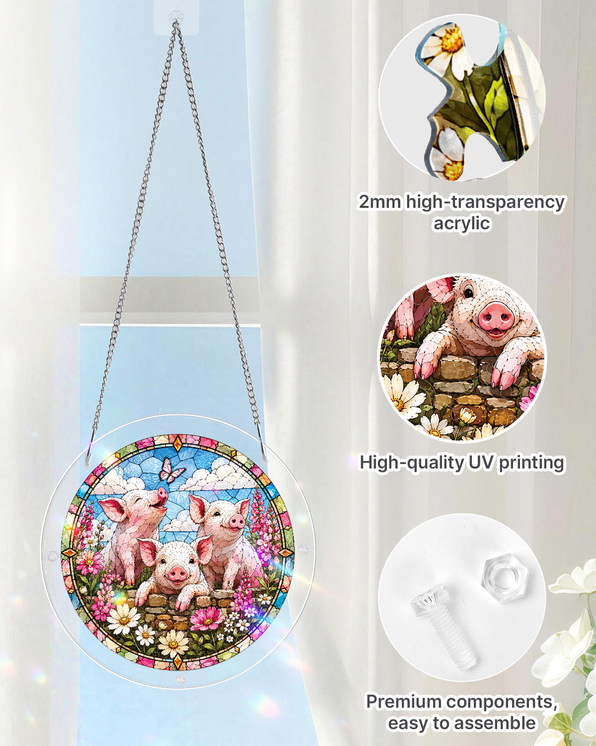 kaayee-suncatcher-meadow-piglets-acryl-fensterbild-medium image 4