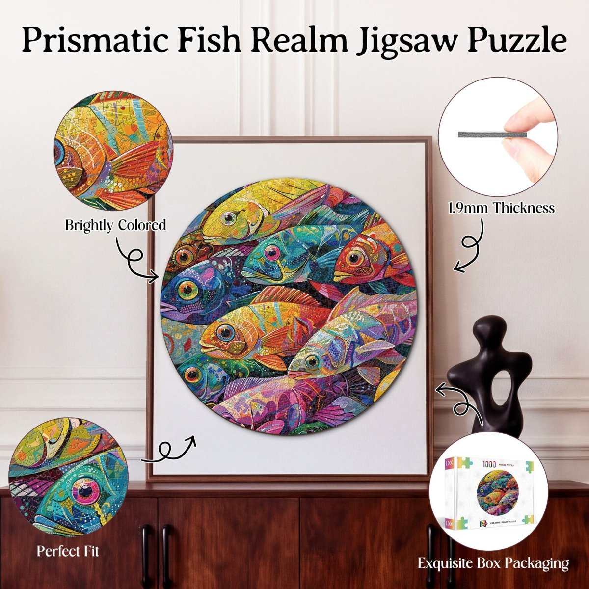 kaayee-cardboard-puzzle-prismatic-fish-realm-1000-teile image 3