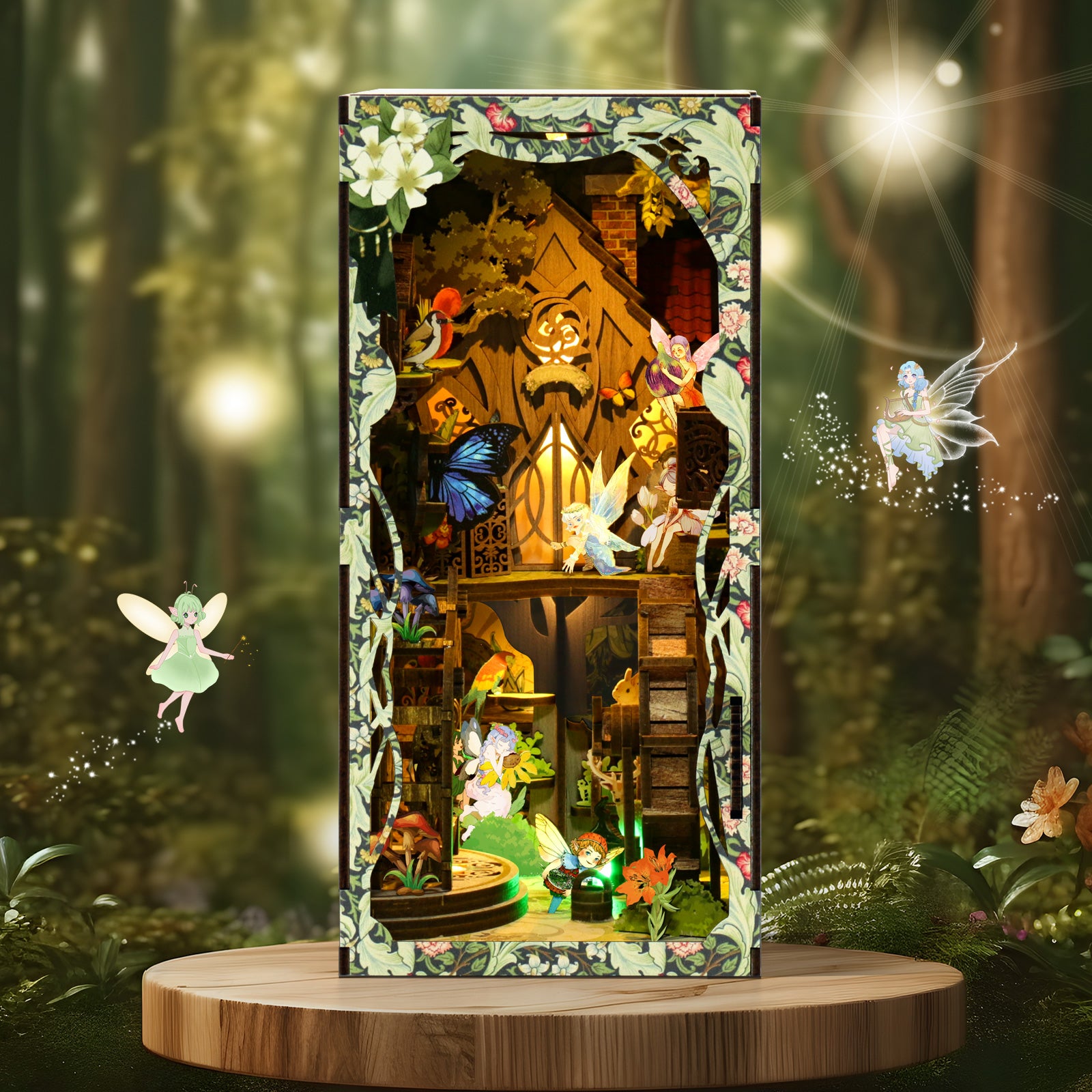 kaayee-forest-sanctuary-book-nook-b-cherregal-deko-wald image 2
