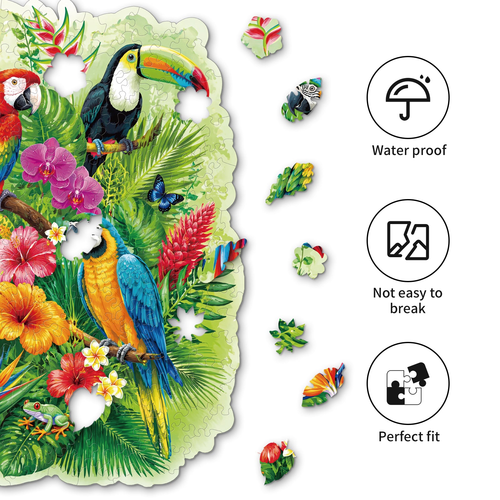 kaayee-tropical-rainforest-blooms-holzpuzzle-medium image 2