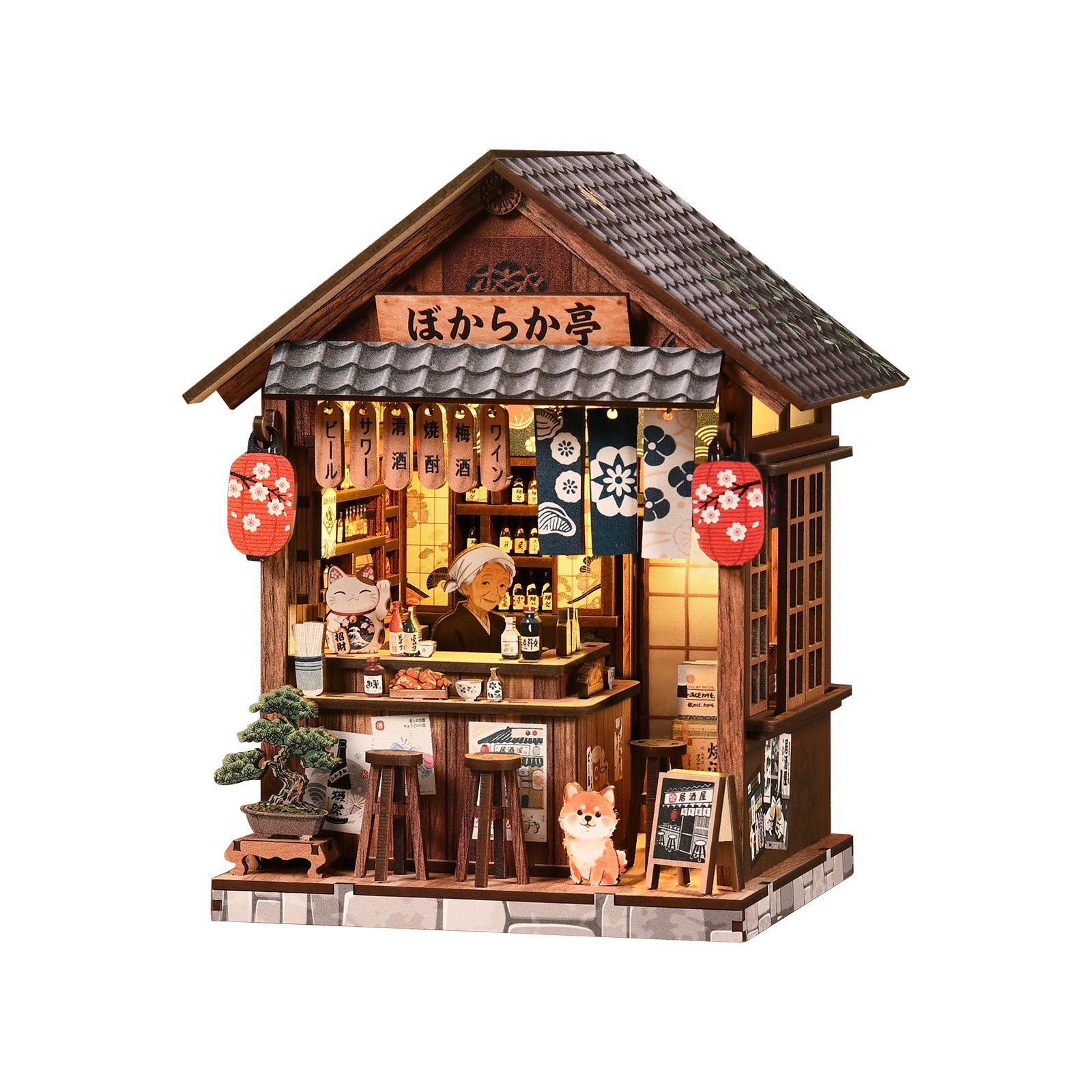 kaayee-miniature-house-mellow-pub-diy-miniaturhaus-holz image 1