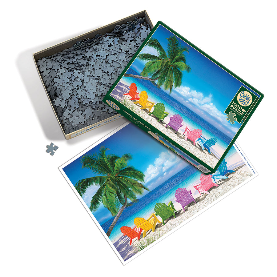 cobble-hill-paradise-1000-teile-puzzle-strand-palmen image 3