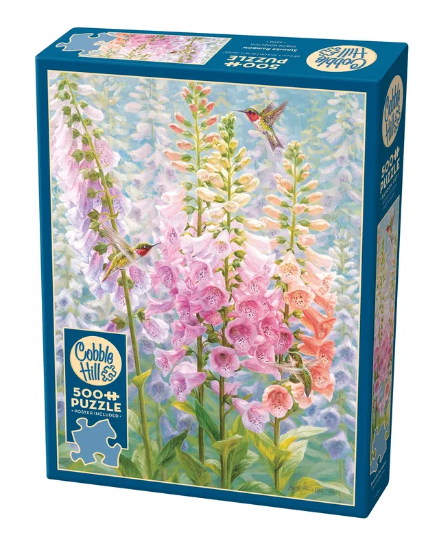 cobble-hill-500-piece-summer-rainbow-puzzle-500-teile-kolibri image 1