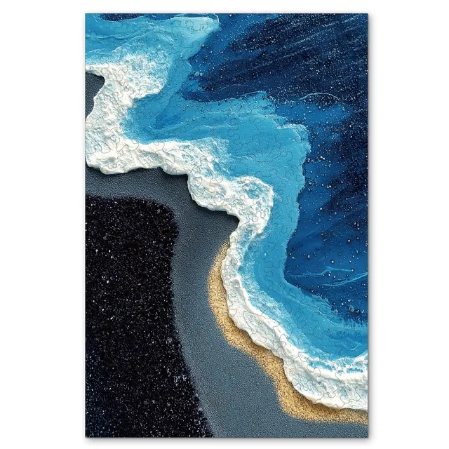 kaayee-wooden-puzzle-beyond-the-waves-holzpuzzle-medium-blau image 1