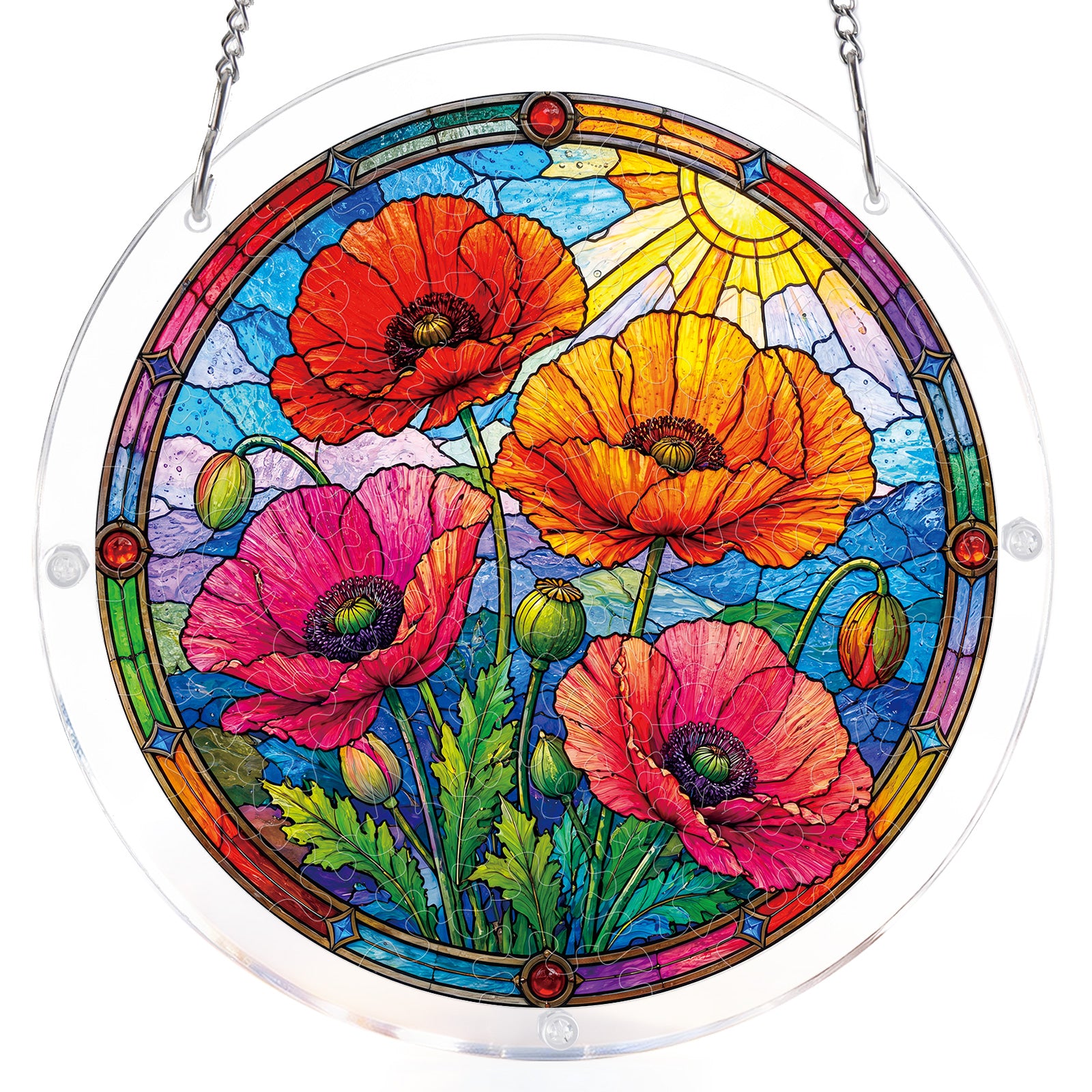 kaayee-suncatcher-puzzle-blumen-fensterbild-medium-20-8-cm image 7
