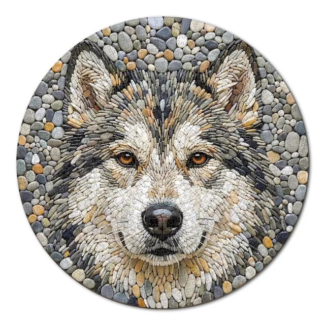 kaayee-stone-wolf-kartonpuzzle-1000-teile-eco-white-board image 1
